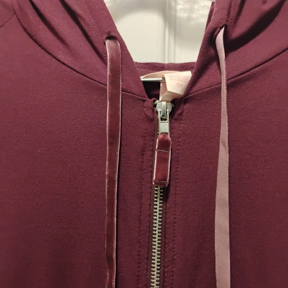 Victoria’s Secret Matching Track Suit Hoodie Pants Plum Purple Size S - Picture 3 of 12